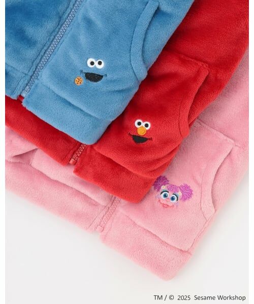 petit main / プティマイン パーカー | 【SESAME STREET】もこもこパーカー | 詳細16