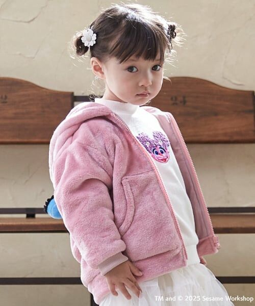 petit main / プティマイン パーカー | 【SESAME STREET】もこもこパーカー | 詳細2