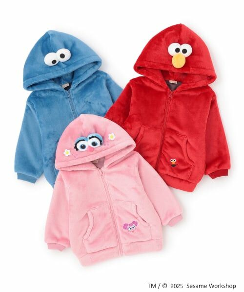 petit main / プティマイン パーカー | 【SESAME STREET】もこもこパーカー | 詳細20