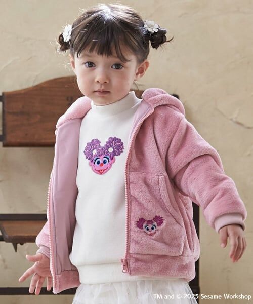 petit main / プティマイン パーカー | 【SESAME STREET】もこもこパーカー | 詳細3
