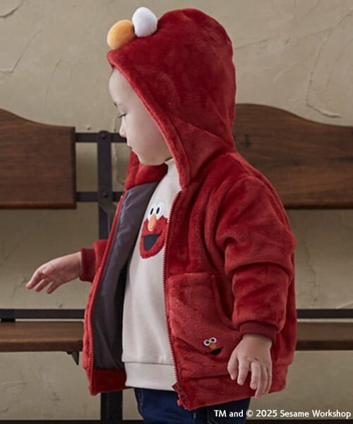 petit main / プティマイン パーカー | 【SESAME STREET】もこもこパーカー | 詳細5