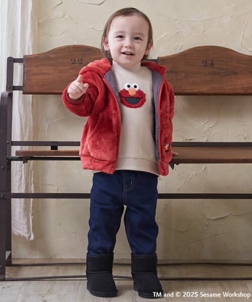 petit main / プティマイン パーカー | 【SESAME STREET】もこもこパーカー | 詳細8