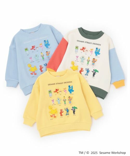 petit main / プティマイン スウェット | 【SESAME STREET】キャラいっぱいトレーナー | 詳細15