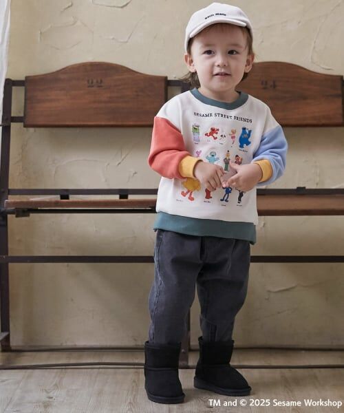 petit main / プティマイン スウェット | 【SESAME STREET】キャラいっぱいトレーナー | 詳細3