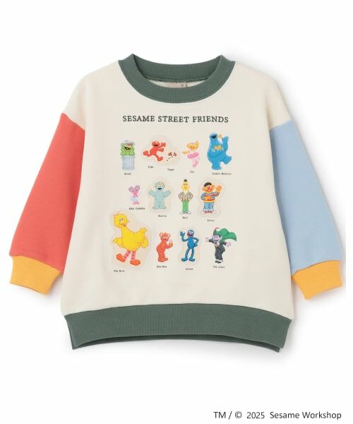 petit main / プティマイン スウェット | 【SESAME STREET】キャラいっぱいトレーナー | 詳細6