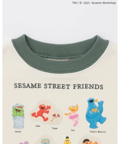 petit main / プティマイン スウェット | 【SESAME STREET】キャラいっぱいトレーナー | 詳細8