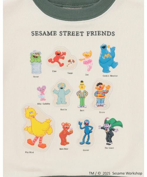 petit main / プティマイン スウェット | 【SESAME STREET】キャラいっぱいトレーナー | 詳細9