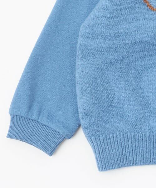 petit main / プティマイン ニット・セーター | ニット柄ドッキングトレーナー | 詳細8