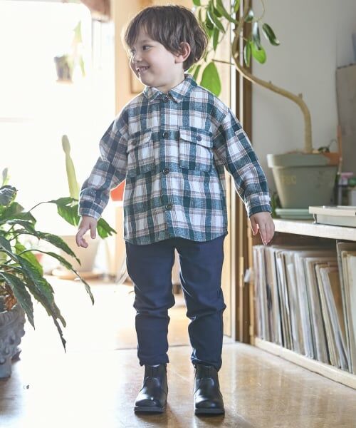 petit main / プティマイン シャツ・ブラウス | コーデュロイ/チェックアソートシャツ | 詳細1