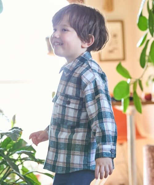 petit main / プティマイン シャツ・ブラウス | コーデュロイ/チェックアソートシャツ | 詳細2