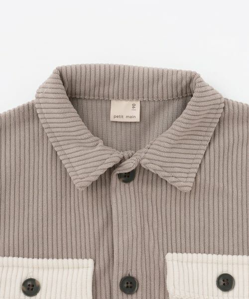 petit main / プティマイン シャツ・ブラウス | コーデュロイ/チェックアソートシャツ | 詳細8