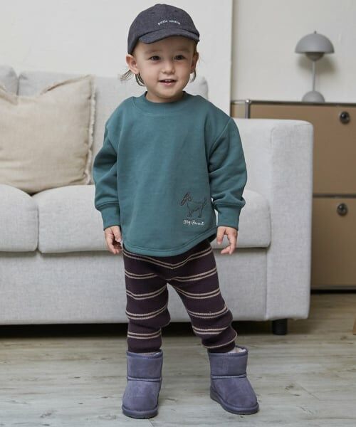 petit main / プティマイン スウェット | 【GOODPRICE】裏起毛ゆるシルエットトレーナー | 詳細2