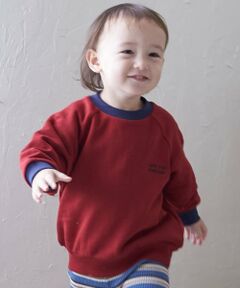 petit main / プティマイン スウェット | 【GOODPRICE】裏起毛衿配色トレーナー