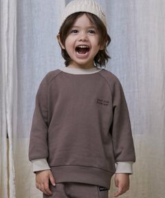 petit main / プティマイン スウェット | 【GOODPRICE】裏起毛衿配色トレーナー