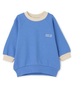 petit main / プティマイン スウェット | 【GOODPRICE】裏起毛衿配色トレーナー