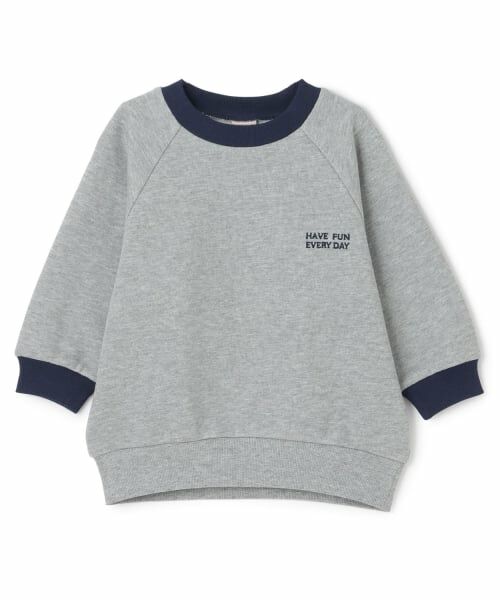 petit main / プティマイン スウェット | 【GOODPRICE】裏起毛衿配色トレーナー | 詳細11