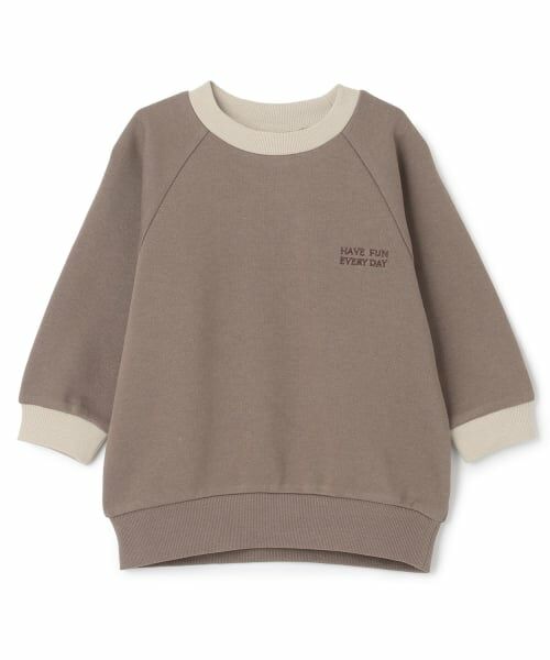 petit main / プティマイン スウェット | 【GOODPRICE】裏起毛衿配色トレーナー | 詳細13