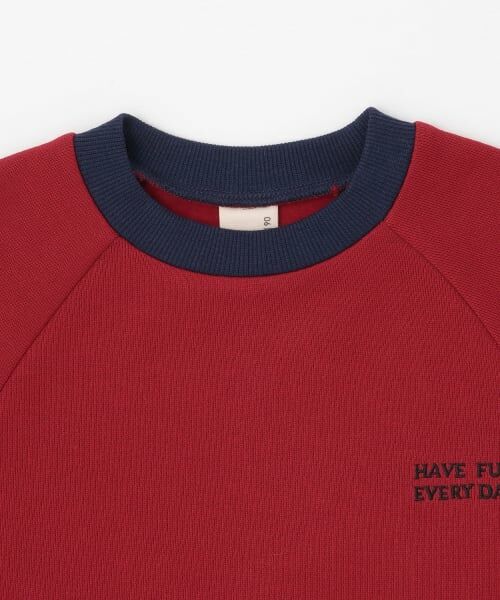 petit main / プティマイン スウェット | 【GOODPRICE】裏起毛衿配色トレーナー | 詳細16