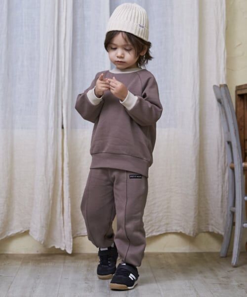 petit main / プティマイン スウェット | 【GOODPRICE】裏起毛衿配色トレーナー | 詳細6