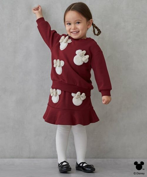 petit main / プティマイン スウェット | 【Disney】アップリケトレーナー | 詳細2