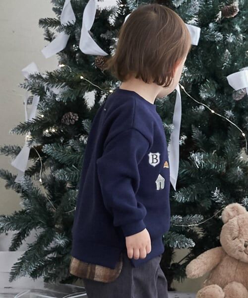 petit main / プティマイン スウェット | くまモチーフトレーナー | 詳細1