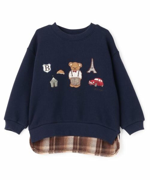 petit main / プティマイン スウェット | くまモチーフトレーナー | 詳細12