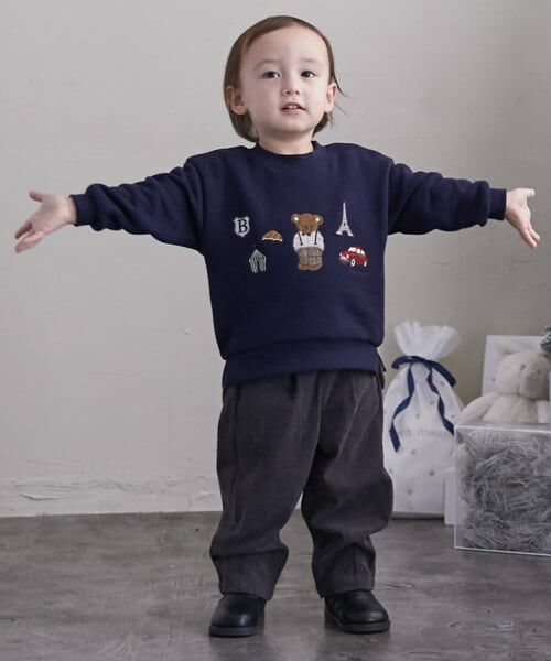 petit main / プティマイン スウェット | くまモチーフトレーナー | 詳細2