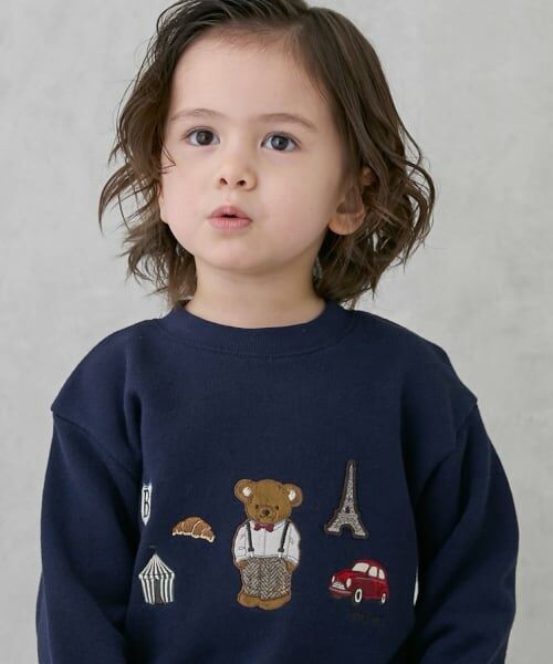 petit main / プティマイン スウェット | くまモチーフトレーナー | 詳細3