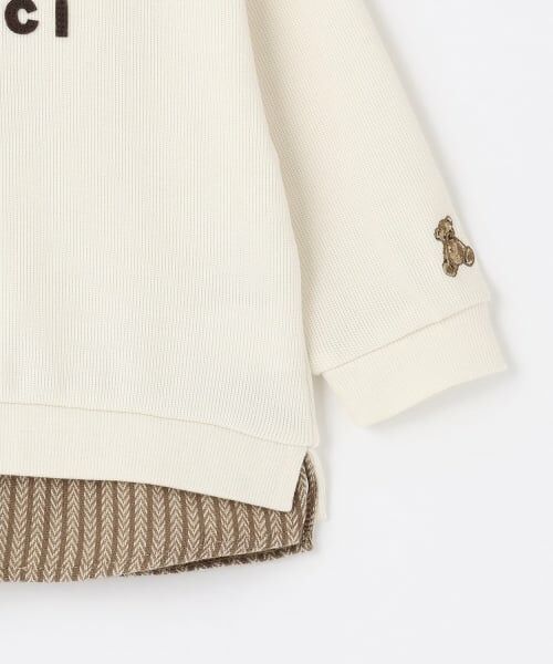 petit main / プティマイン スウェット | 【リンク】ちびロゴアップリケトレーナー | 詳細6