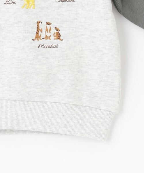 petit main / プティマイン スウェット | 動物刺しゅうトレーナー | 詳細12