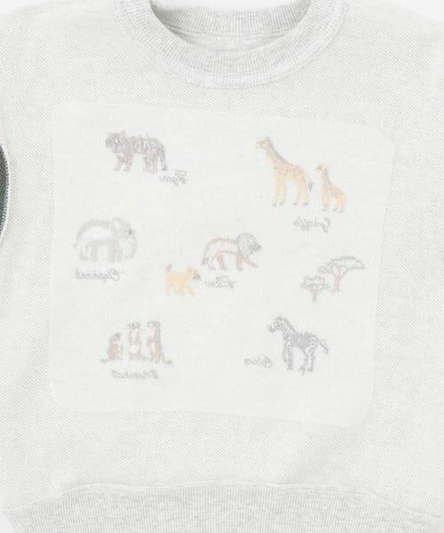 petit main / プティマイン スウェット | 動物刺しゅうトレーナー | 詳細13