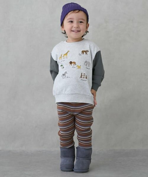 petit main / プティマイン スウェット | 動物刺しゅうトレーナー | 詳細3