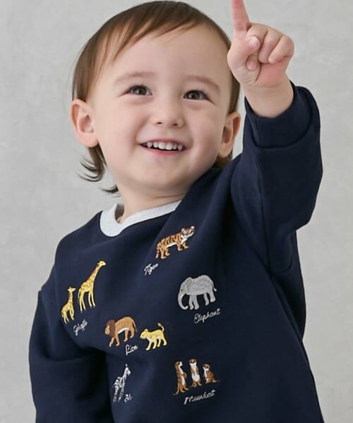 petit main / プティマイン スウェット | 動物刺しゅうトレーナー | 詳細4