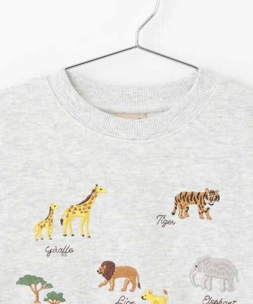 petit main / プティマイン スウェット | 動物刺しゅうトレーナー | 詳細9