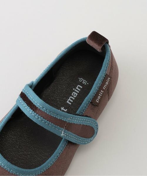 petit main / プティマイン パンプス | ワンストラップベロアシューズ | 詳細2