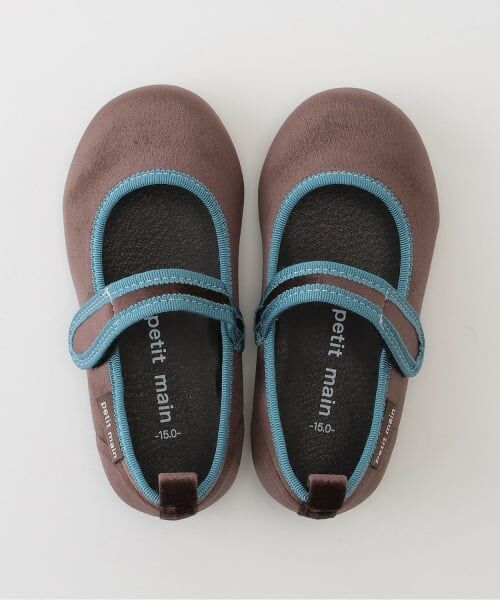 petit main / プティマイン パンプス | ワンストラップベロアシューズ | 詳細6