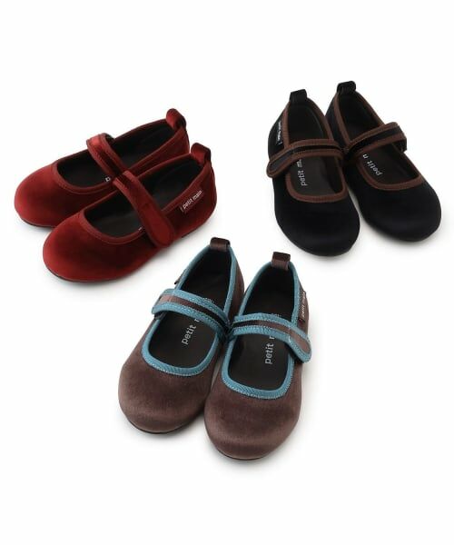 petit main / プティマイン パンプス | ワンストラップベロアシューズ | 詳細8