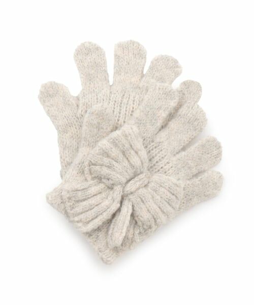 petit main / プティマイン 手袋 | アソートモチーフ手袋（ベージュ）