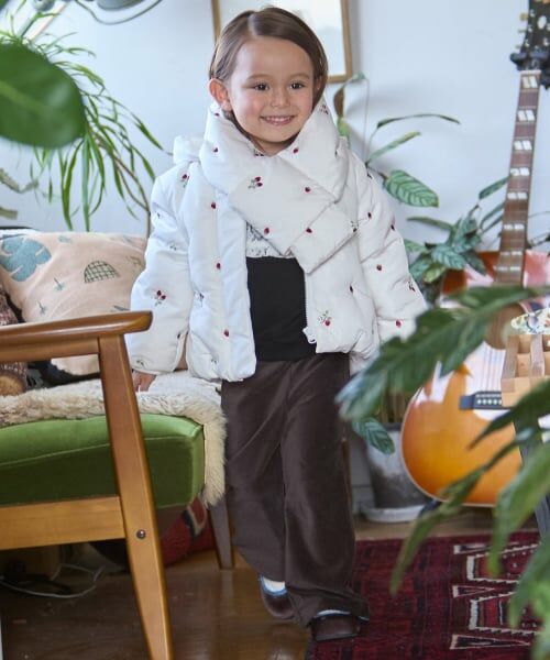 petit main / プティマイン マフラー・ショール・スヌード・ストール | アソート刺しゅう中綿マフラー | 詳細3