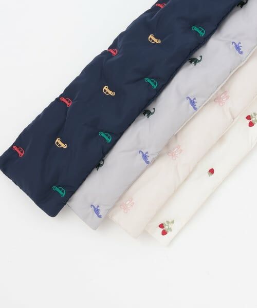 petit main / プティマイン マフラー・ショール・スヌード・ストール | アソート刺しゅう中綿マフラー | 詳細8