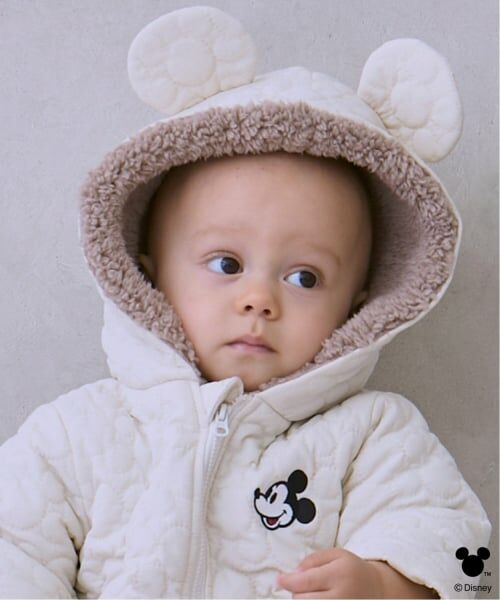 petit main / プティマイン ベビー・キッズウエア | 【Disney】キルティングジャンプスーツ | 詳細2