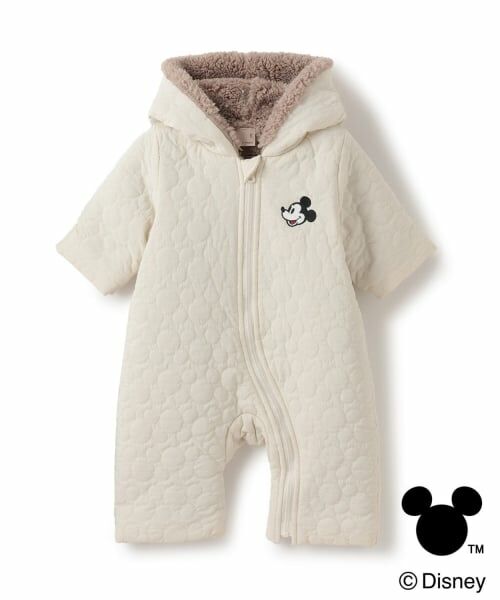 petit main / プティマイン ベビー・キッズウエア | 【Disney】キルティングジャンプスーツ | 詳細3