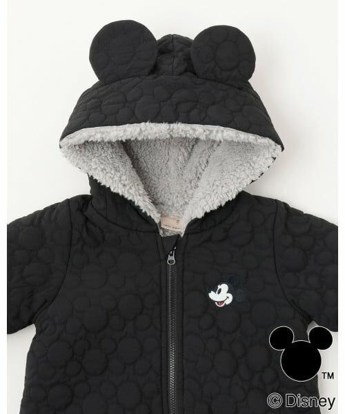 petit main / プティマイン ベビー・キッズウエア | 【Disney】キルティングジャンプスーツ | 詳細14