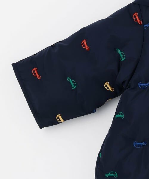 petit main / プティマイン ベビー・キッズウエア | アソート刺しゅう中綿ジャンプスーツ | 詳細6