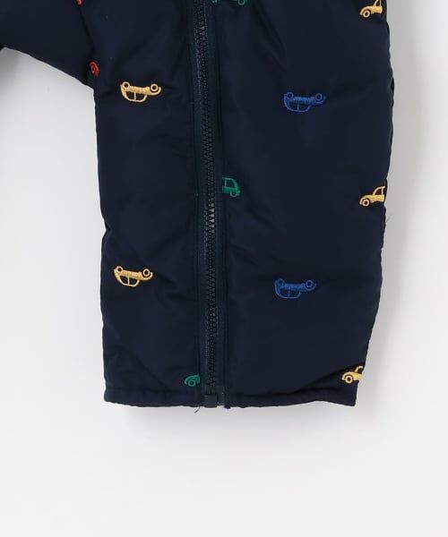 petit main / プティマイン ベビー・キッズウエア | アソート刺しゅう中綿ジャンプスーツ | 詳細7