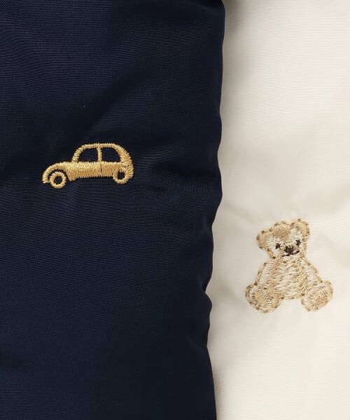 petit main / プティマイン ベビー・キッズウエア | アソート刺しゅう中綿ジャンプスーツ | 詳細8