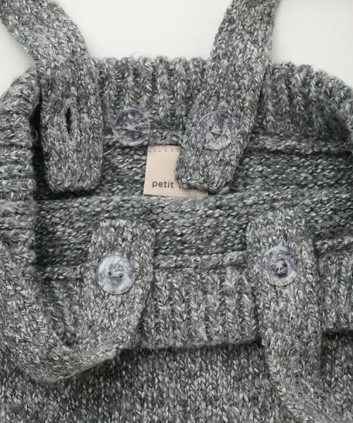 petit main / プティマイン ベビー・キッズウエア | サスつきニットパンツセット | 詳細12