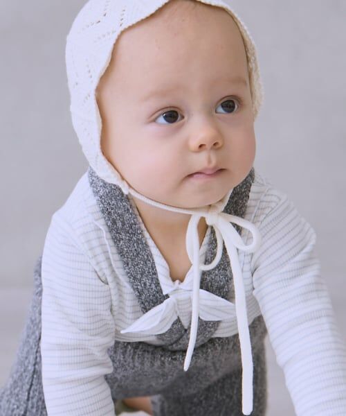 petit main / プティマイン ベビー・キッズウエア | サスつきニットパンツセット | 詳細3