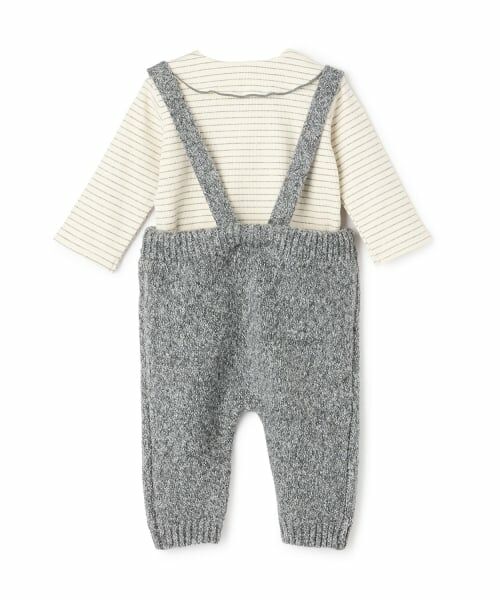 petit main / プティマイン ベビー・キッズウエア | サスつきニットパンツセット | 詳細5