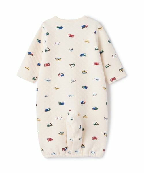 petit main / プティマイン ロンパース | キルト車柄2wayオール | 詳細1